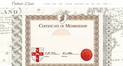 Desktop Screenshot of clannolan.com